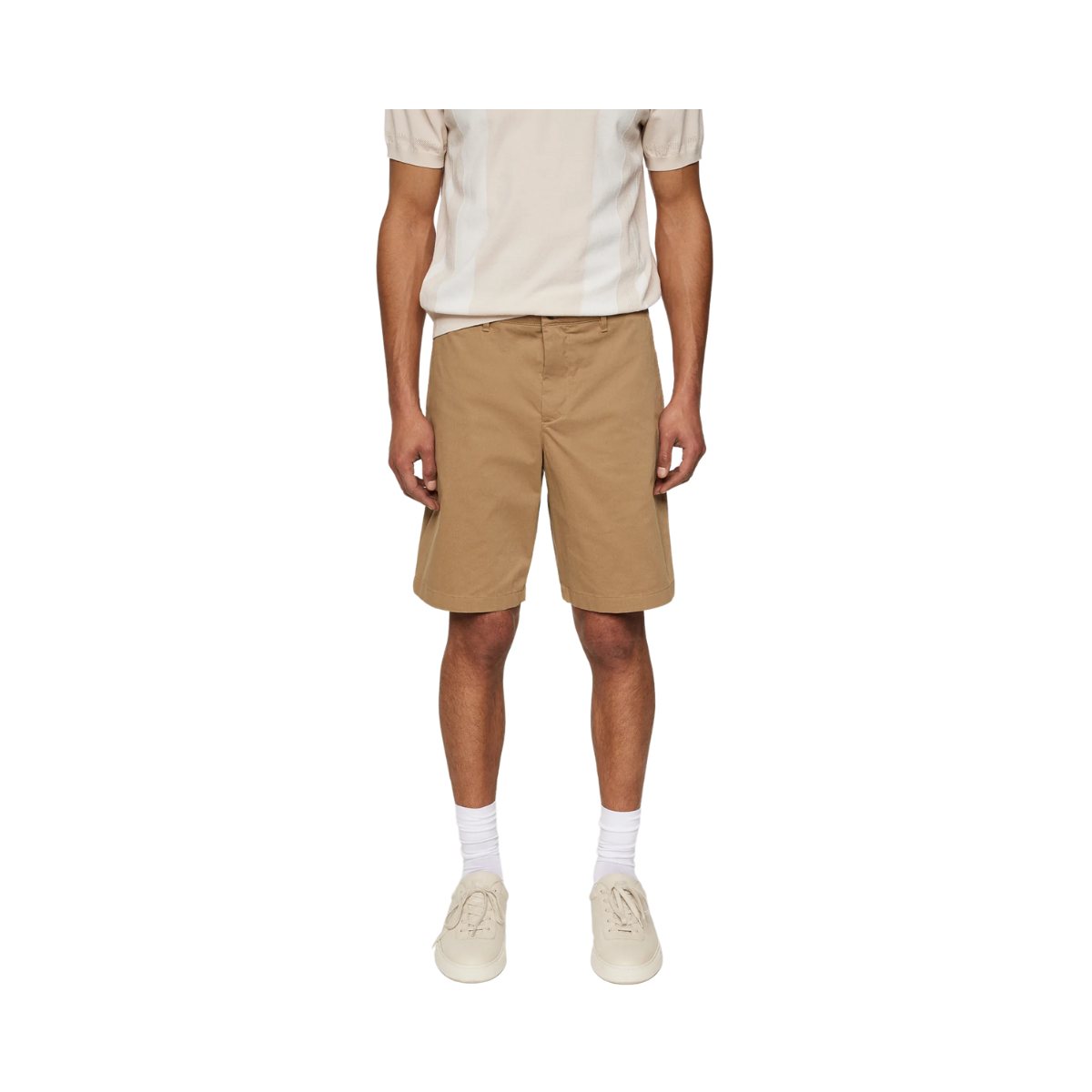 Shane Cloud Satin Shorts - Sepia Tint