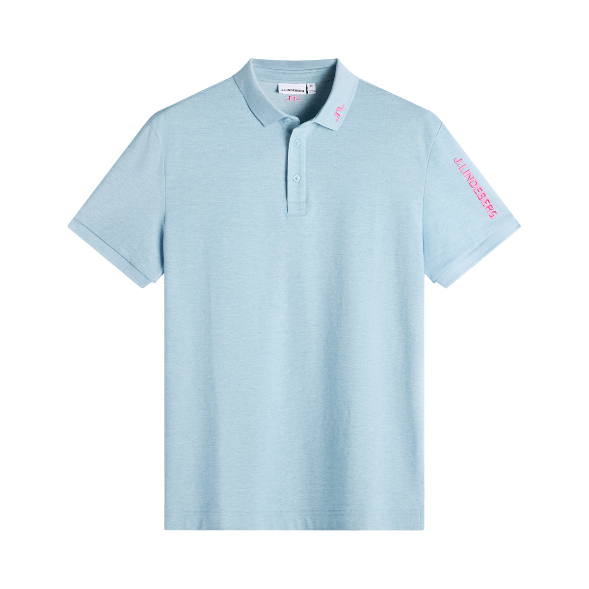 Tour Tech Pique Polo - Forget-Me-Not Melange