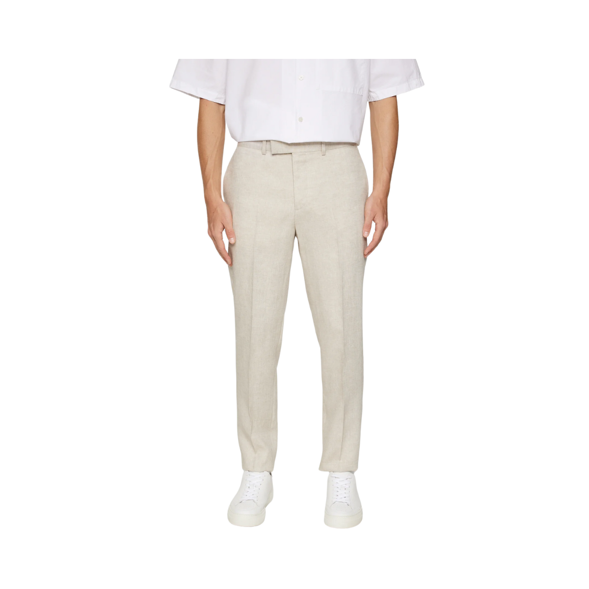 Grant Super Linen Pants - Moonbeam