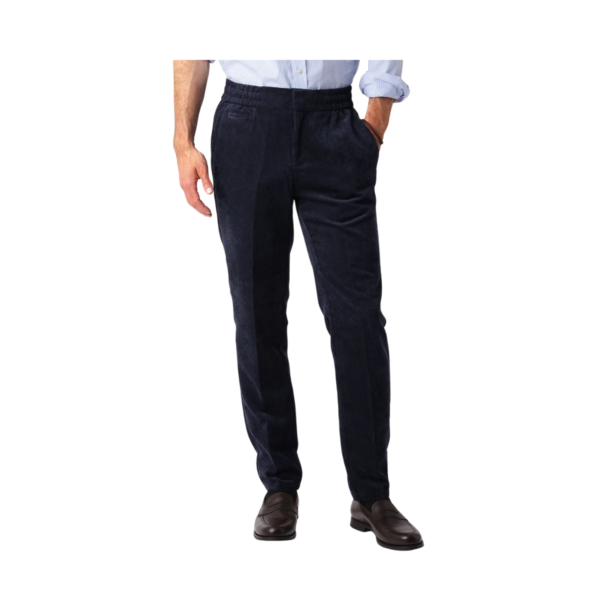 Tech Cord Pants - Navy