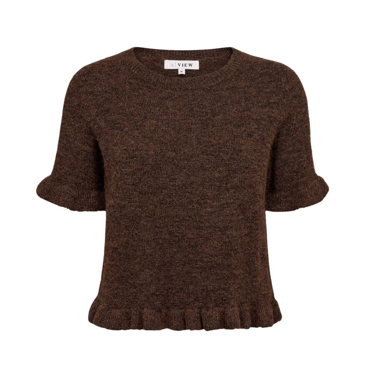 Landy Knit Blouse - Dark Brown