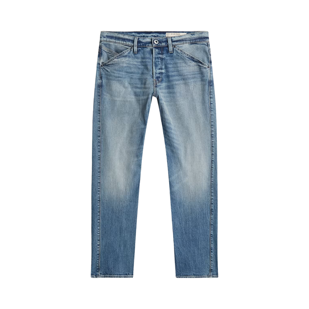 Dartt 3D Slim Straight - Faded Blue Halite