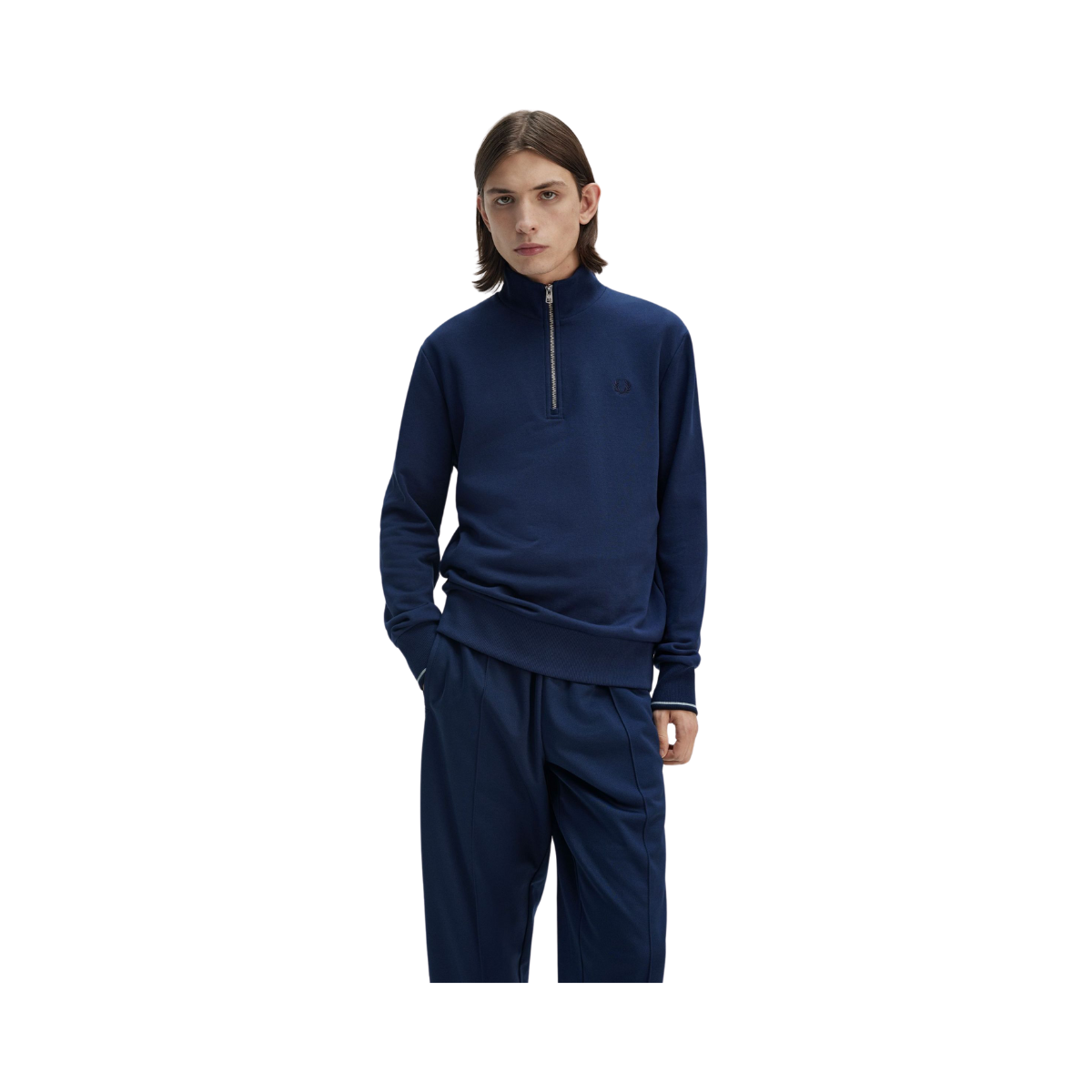Half Zip Sweatshirt - Tennis Blue