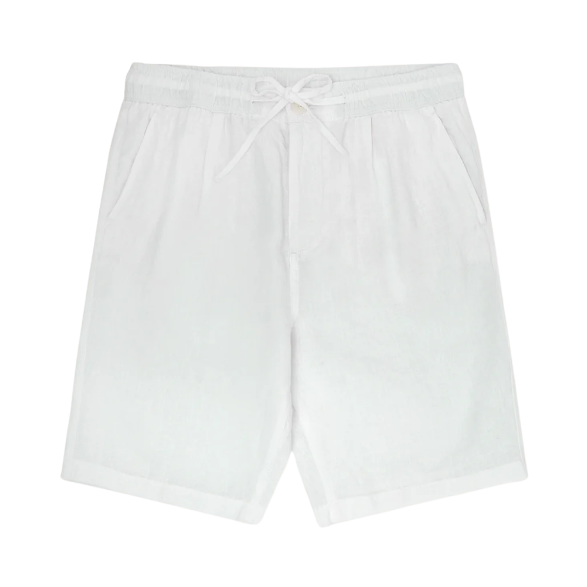 Loose Linen shorts - Bright White
