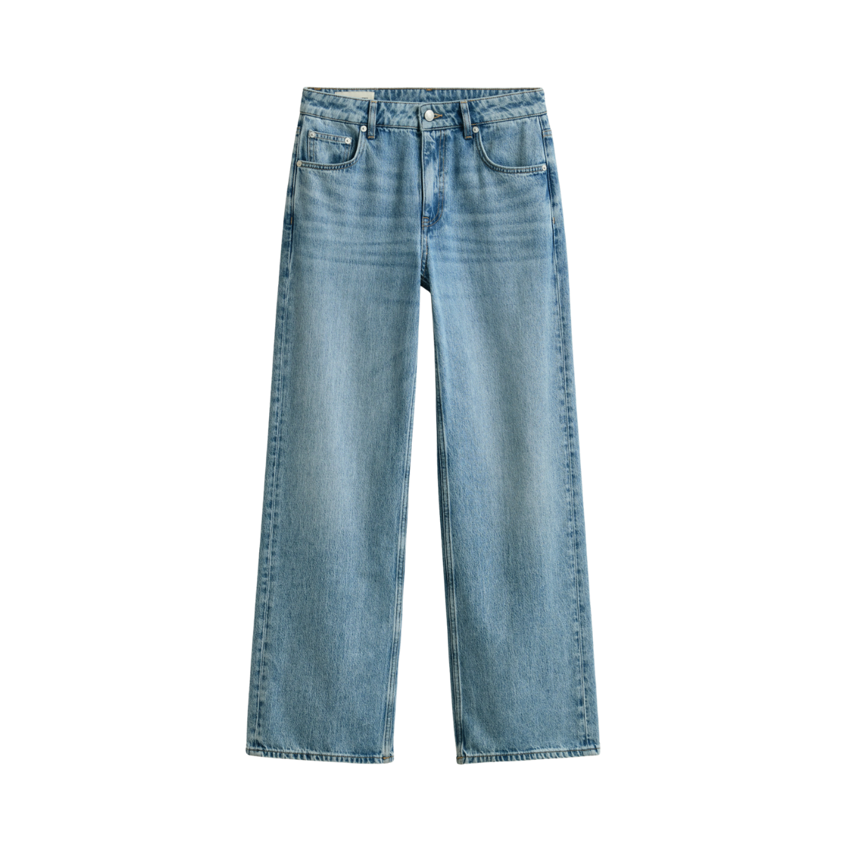 Relaxed Jeans - Semi Light Blue Broken In