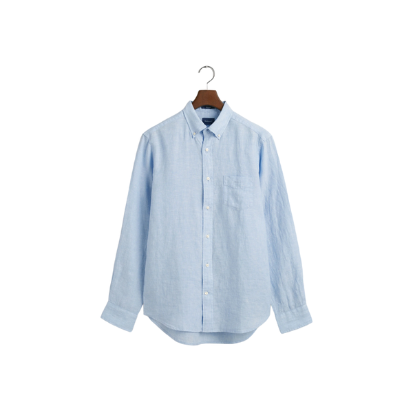Reg Linen Shirt - Blue