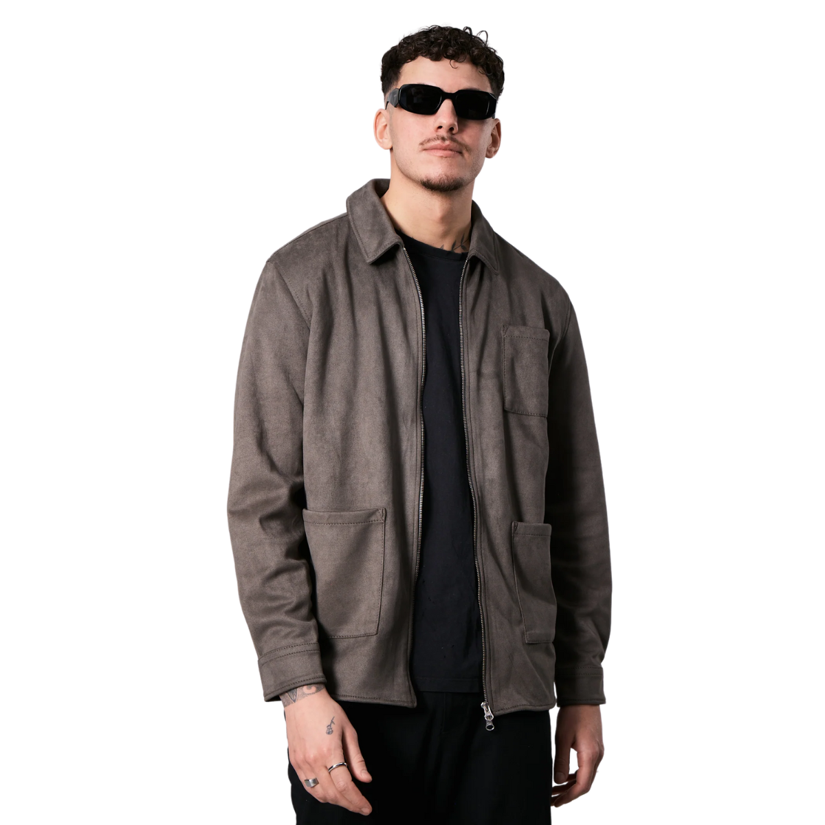 Rickard Vegan Suede - Grey
