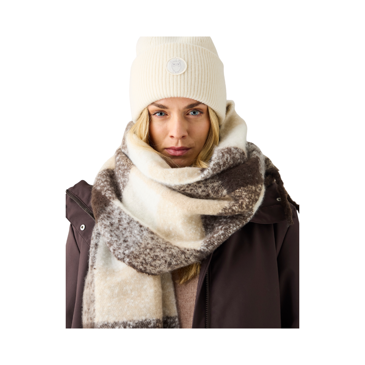Big Rib Beanie - Egret