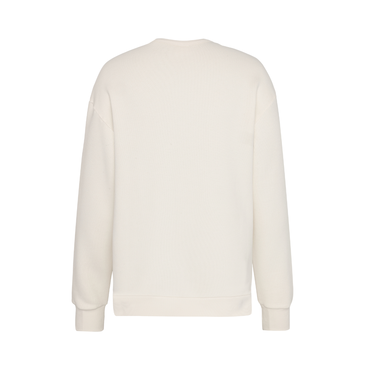 Embroidery Loose Fit Sweat - Egret