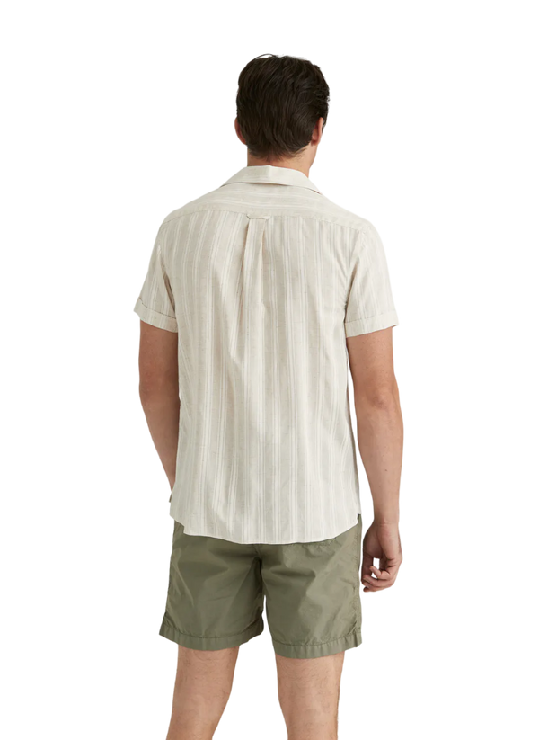 Printed Short Sleeve Shirt - White