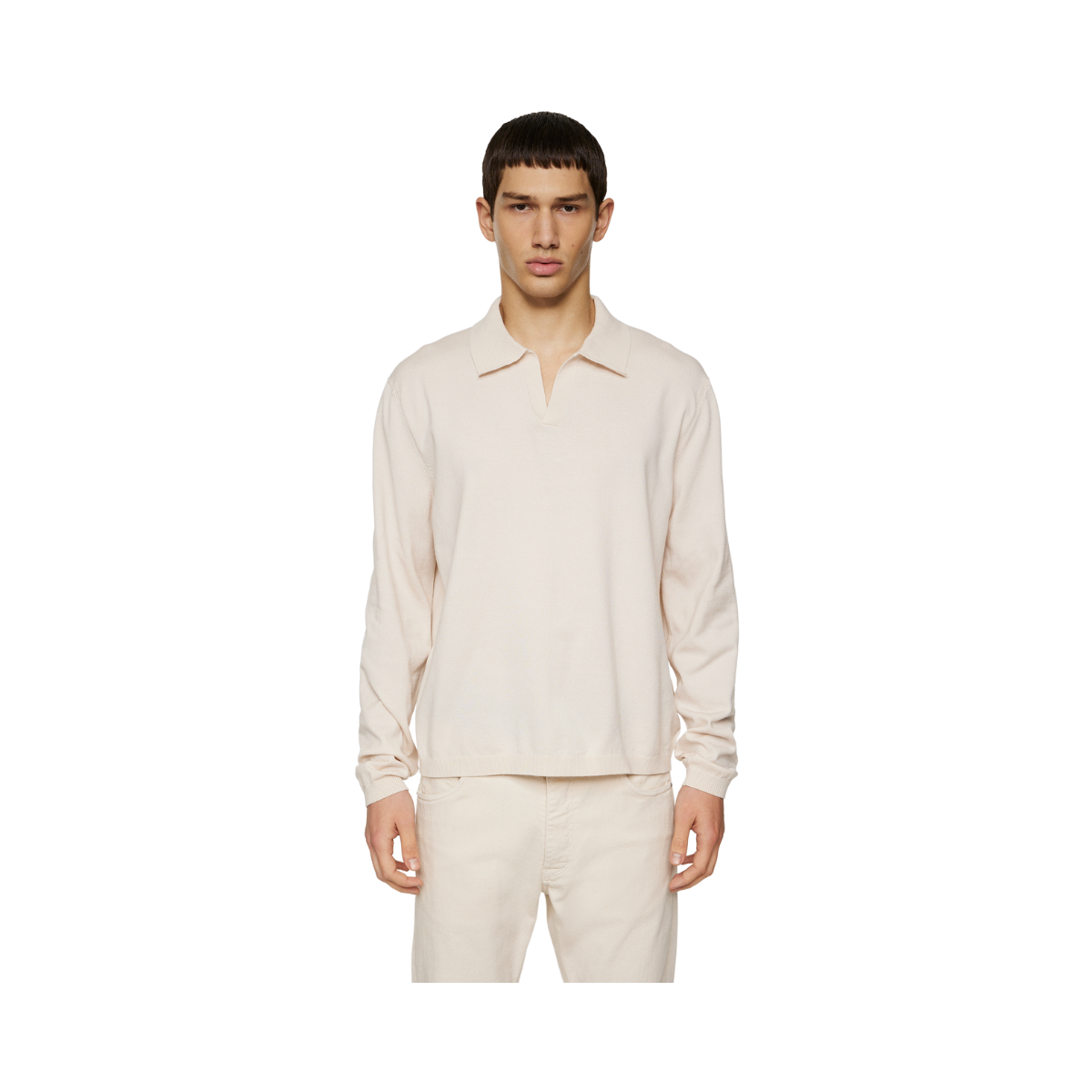 Rowan LS Polo - Moonbeam