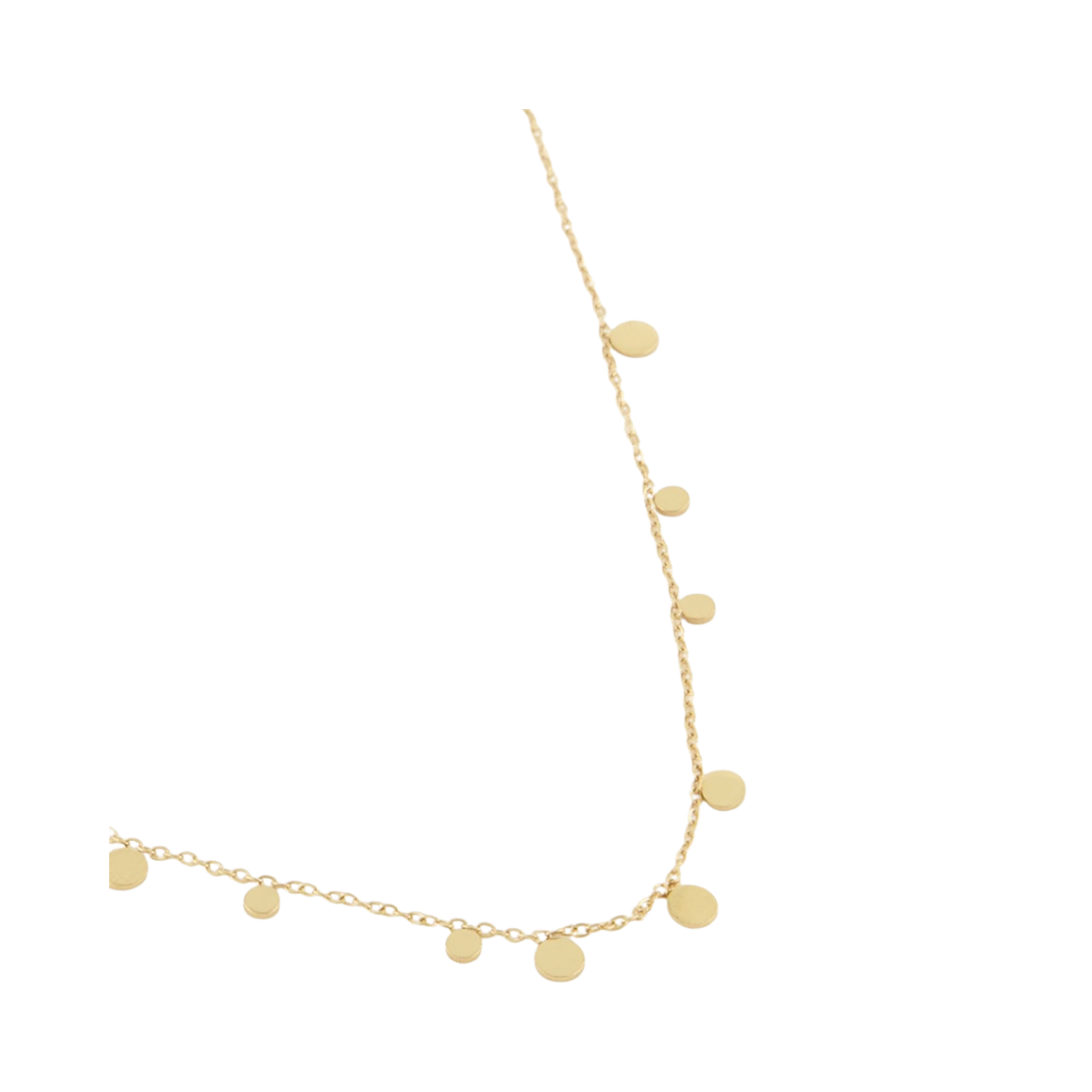 Ketting Kleine Rondjes - 1200 Gold