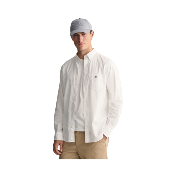 Regular Linen SS Shirt - White