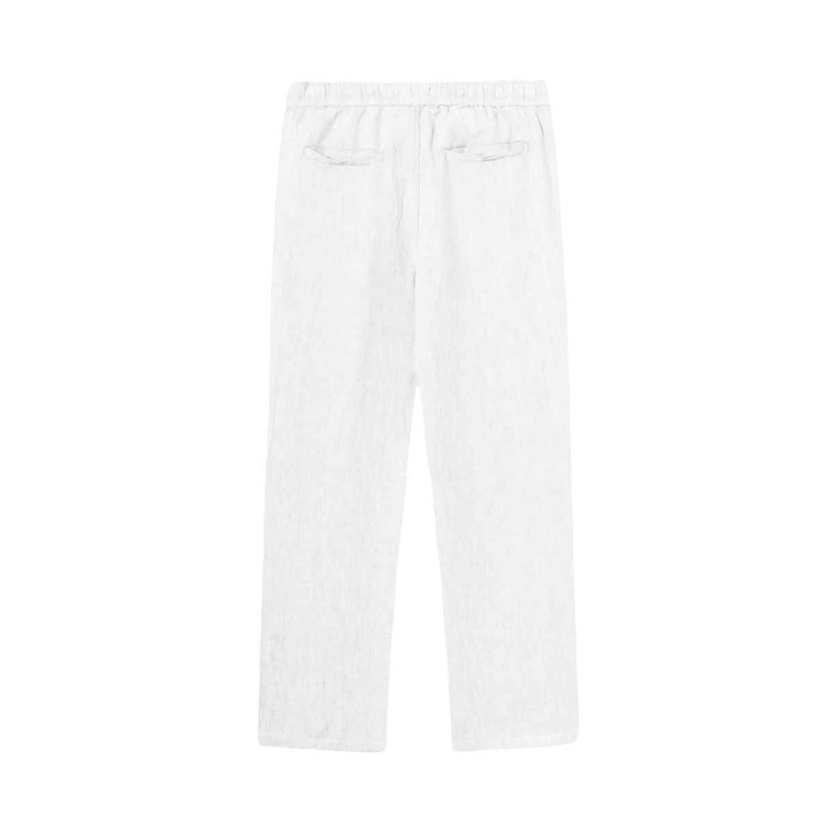 Loose linen pants - Bright White
