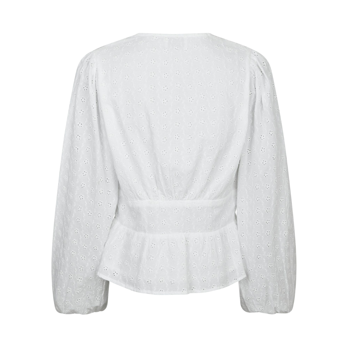 Neroni Embroidery Blouse - White