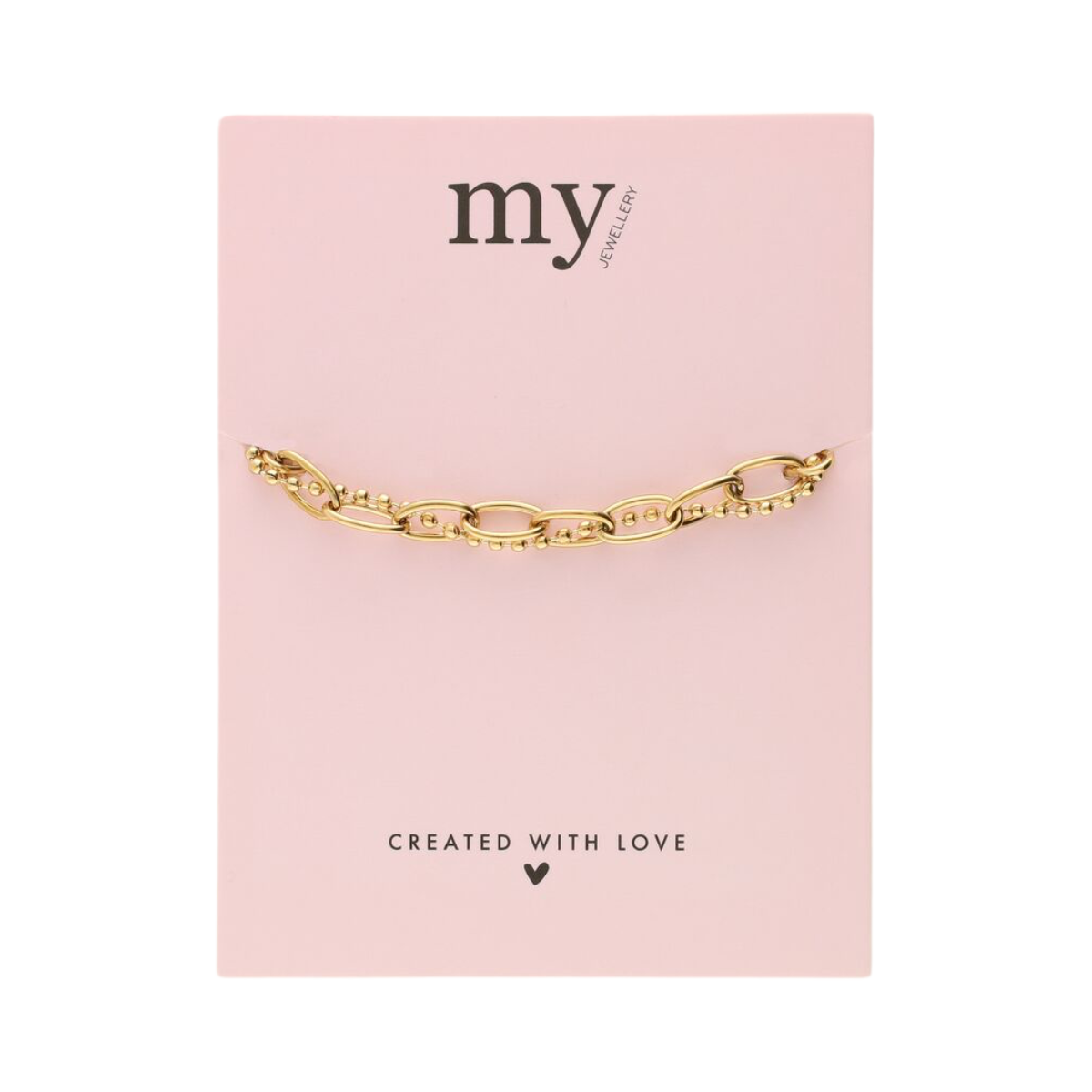 Bracelet double chain - Gold
