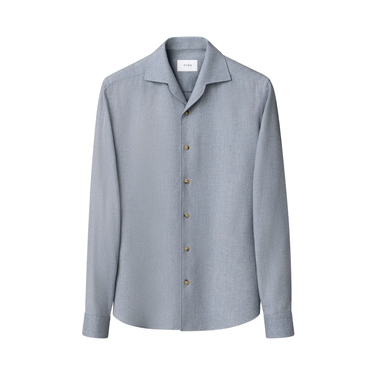 Solid Flannel Shirt - Light Blue