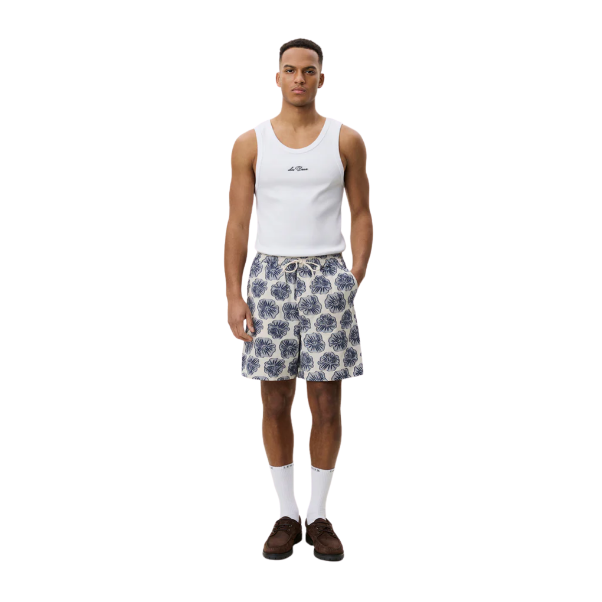 Dahlia Jaquard Shorts - Blue