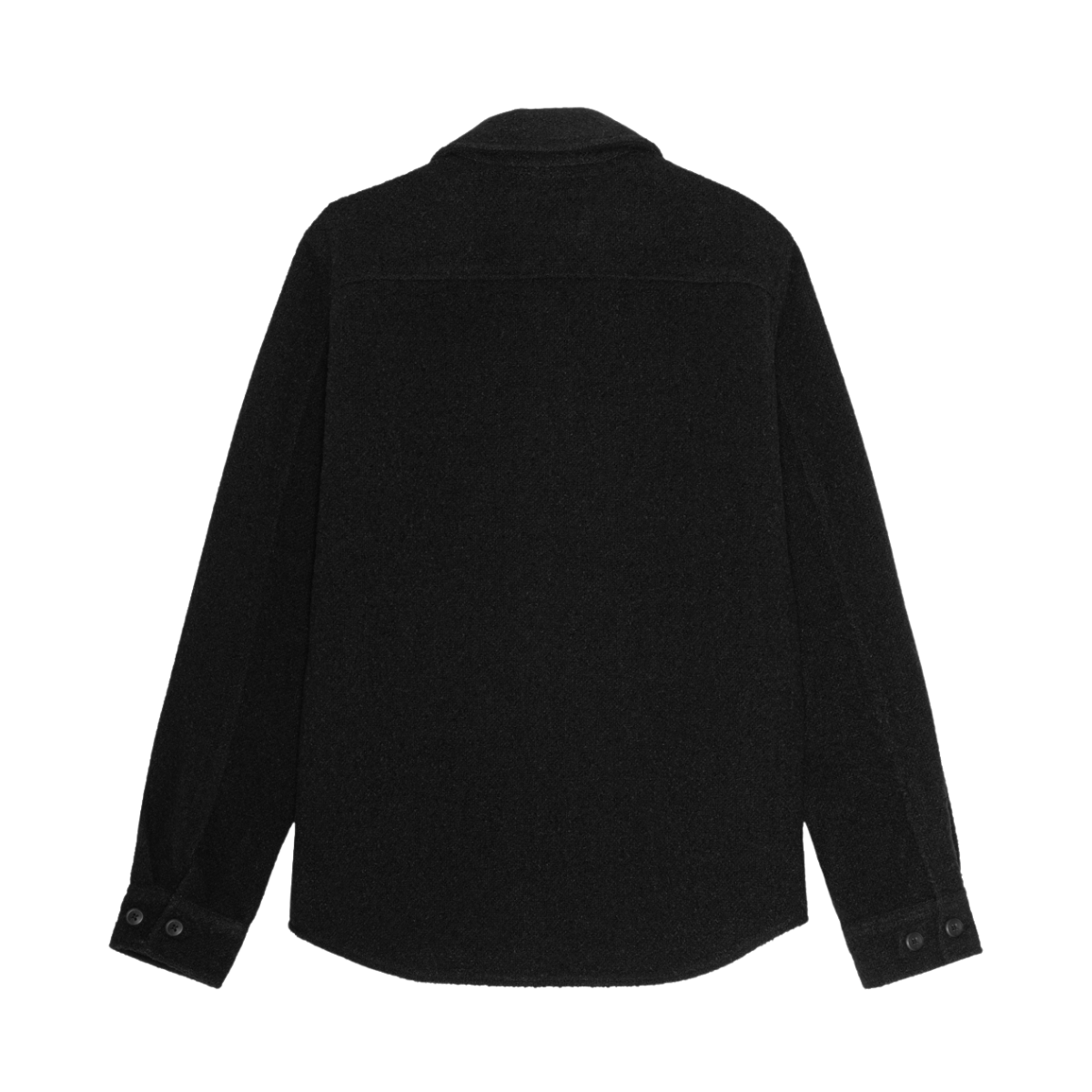 Bouclé Overshirt - Black