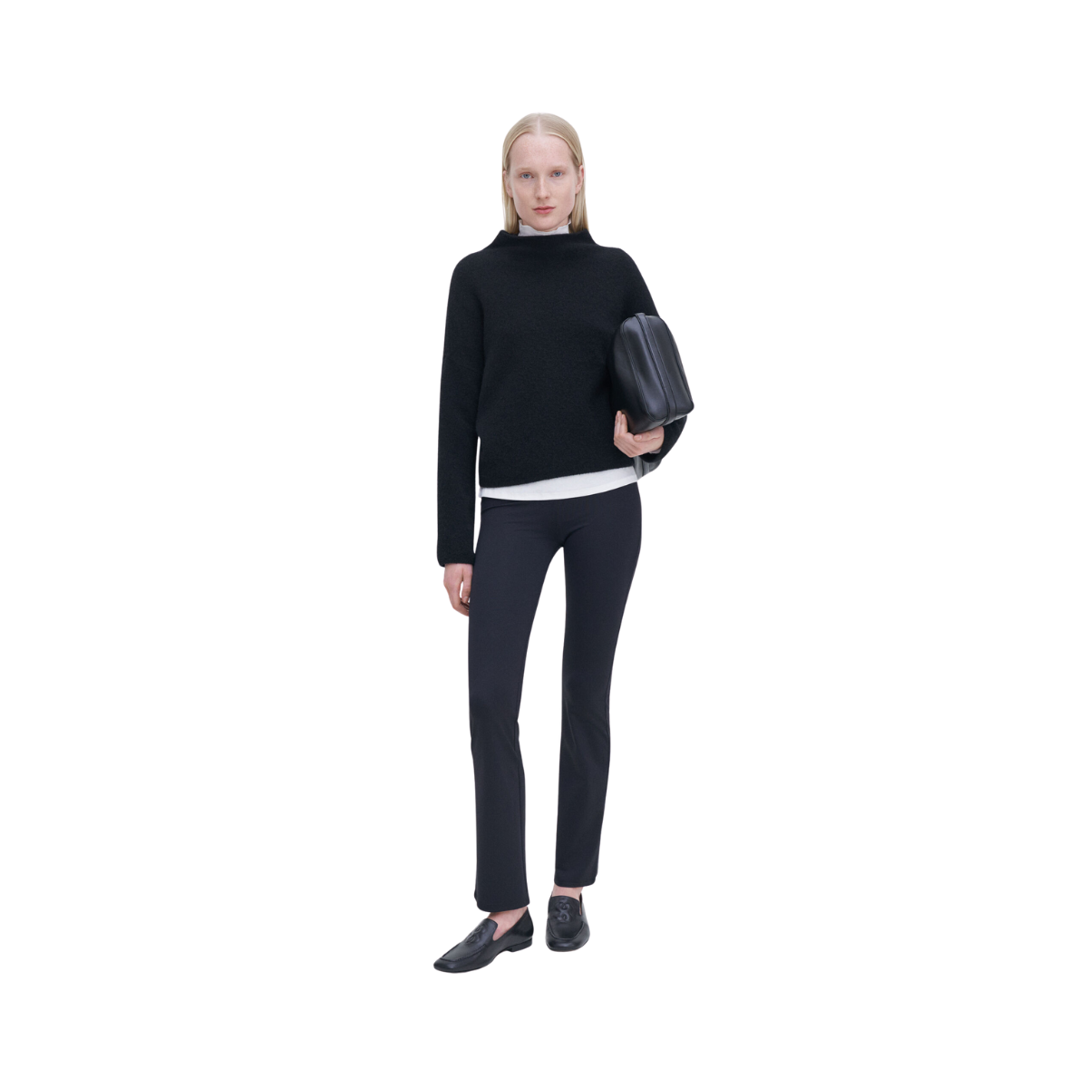 Mika Yak Funnelneck Sweater - 1433 Black