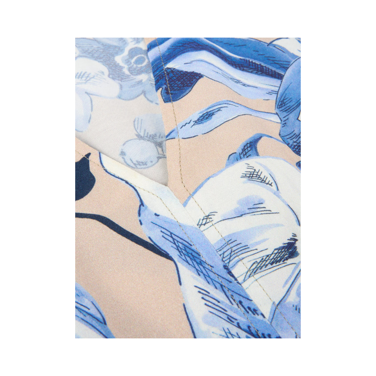 Leonora Dress - 151 Blue Pattern