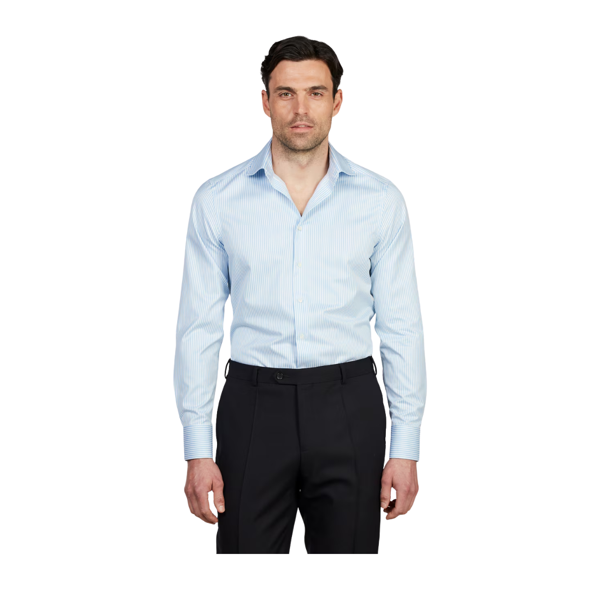 Slimline C75 RM cuff - Light Blue Stripe