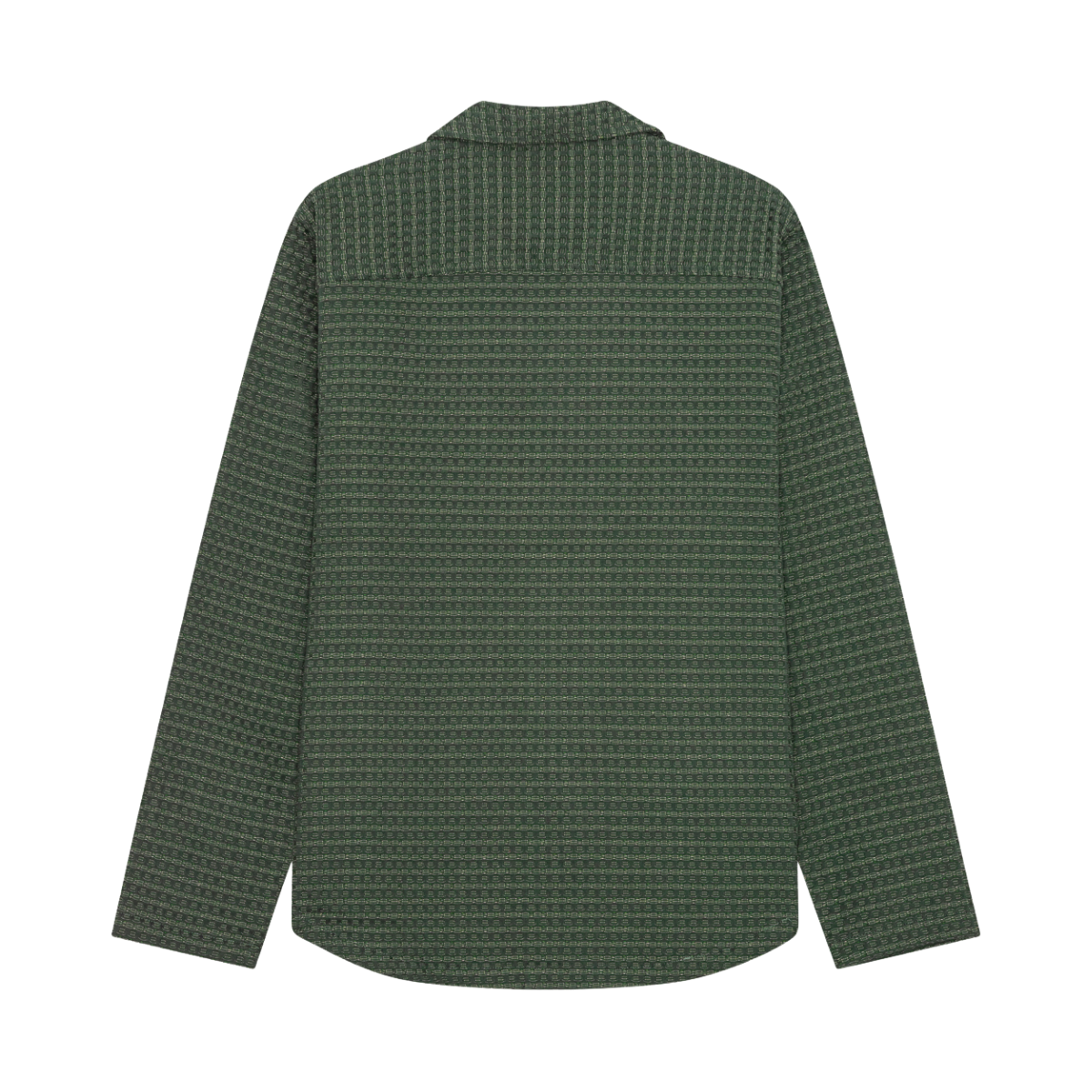 Check Seersucker Overshirt - Pine Green