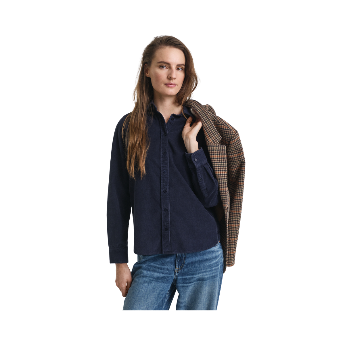 Reg Cord Shirt - Evening Blue