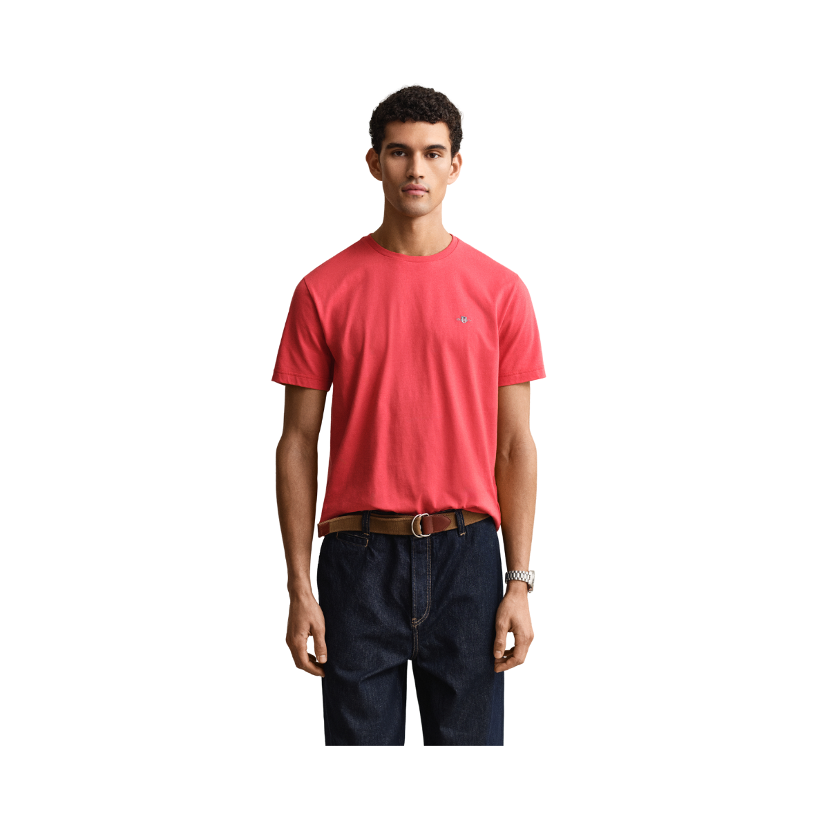Shield SS T-Shirt - Rose Red