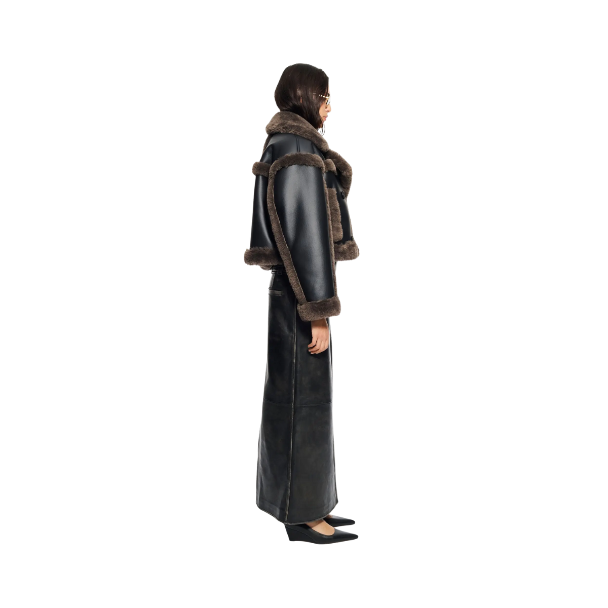 Kristy Jacket - Black/Dark Brown
