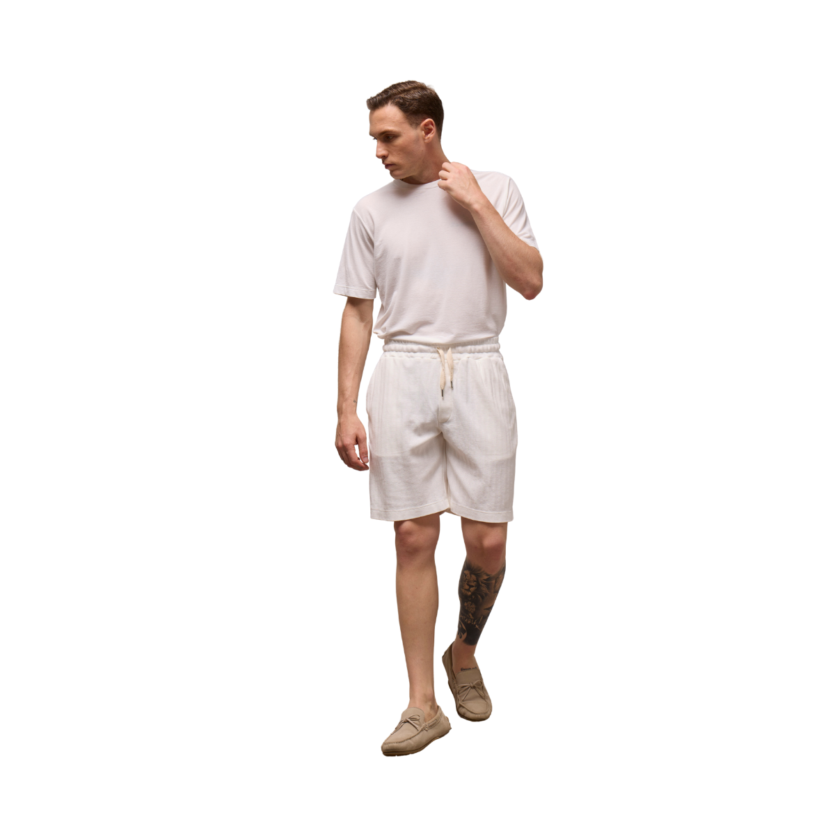 Shorts Costa Piatta - Panna