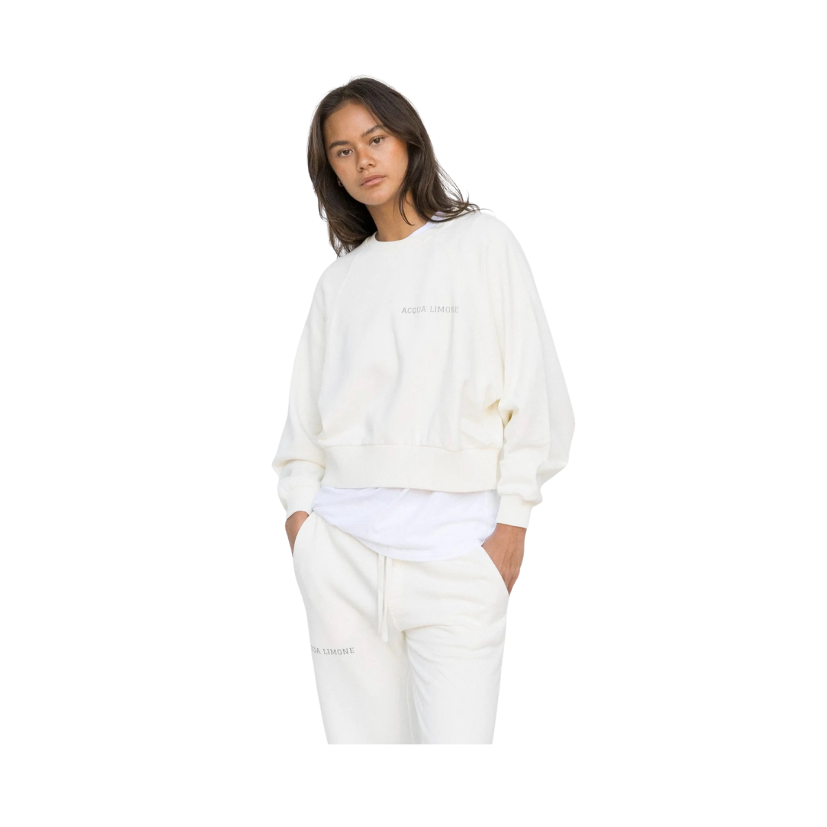 Cropped Ivy Sweater - Off White
