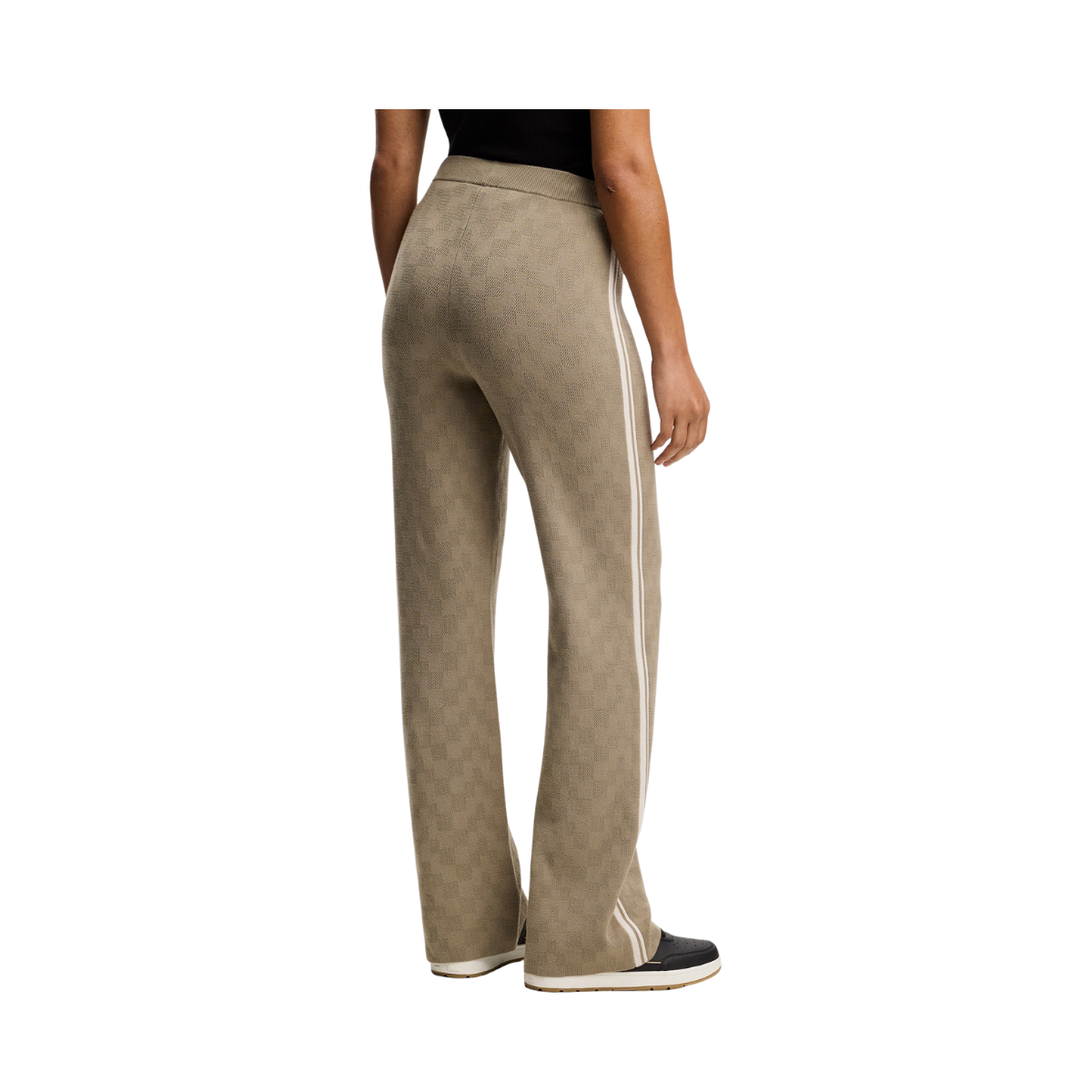 Kera Knitted Jacquard Pant - Brindle