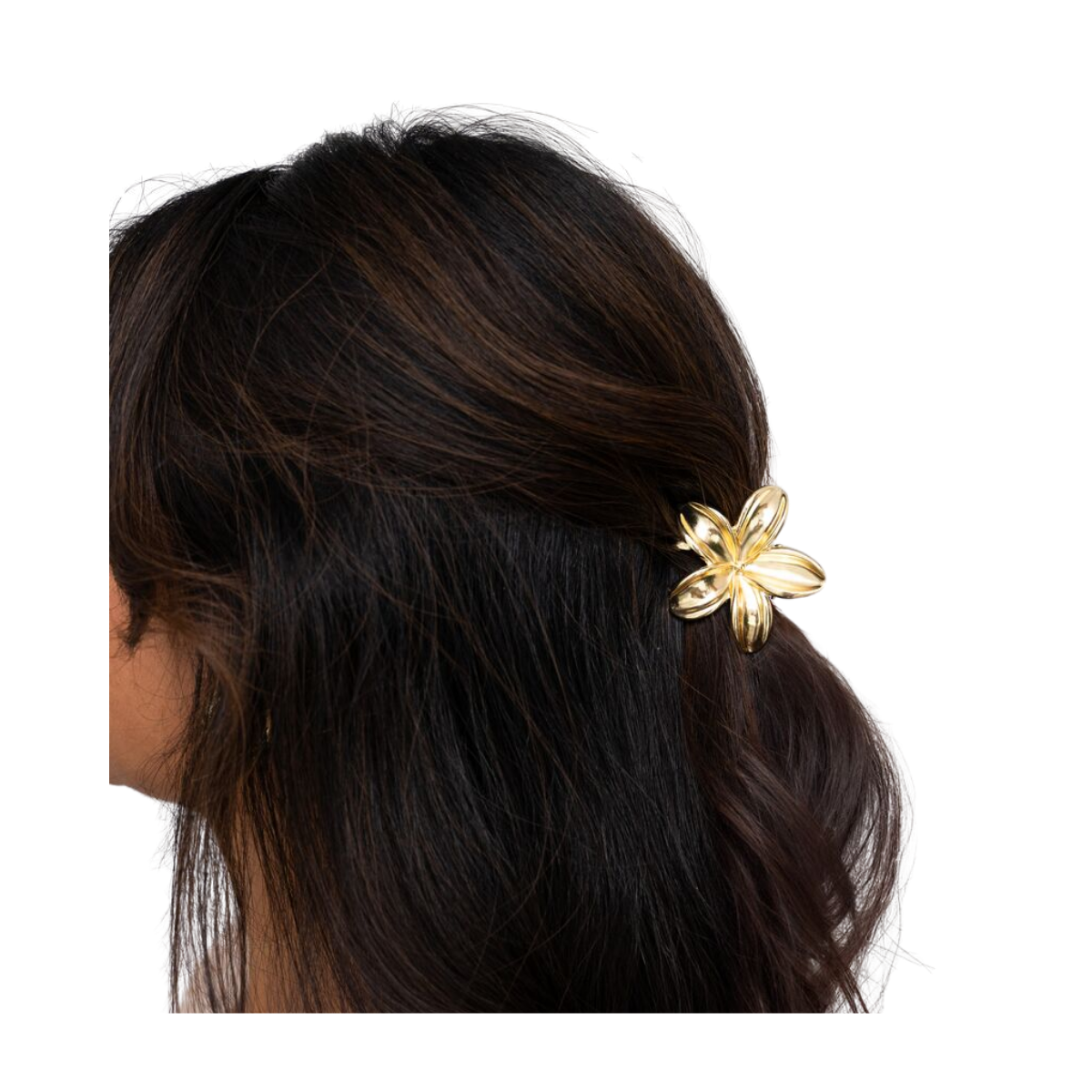 Hairclip Flower - Gold
