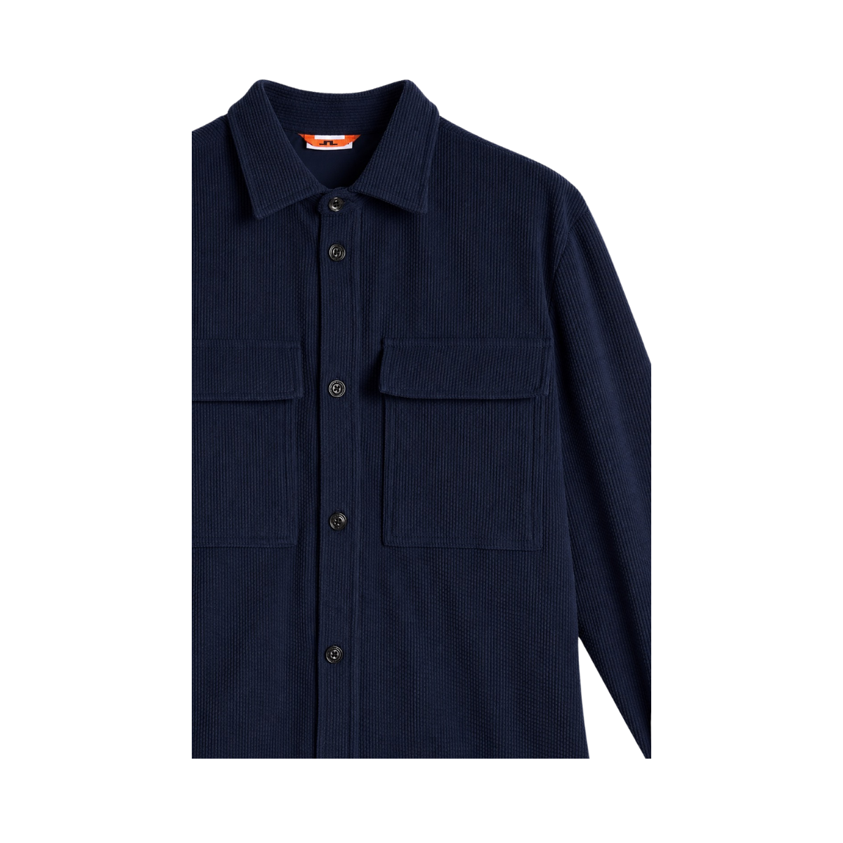 Finnigan Drape Cord Overshirt - JL Navy
