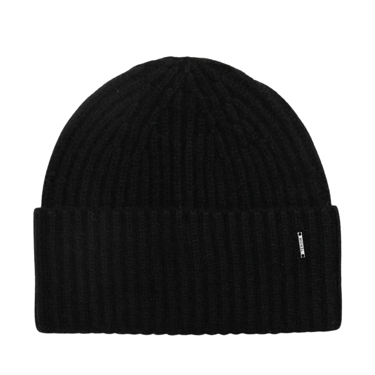 Alba Cashmere Beanie - Black