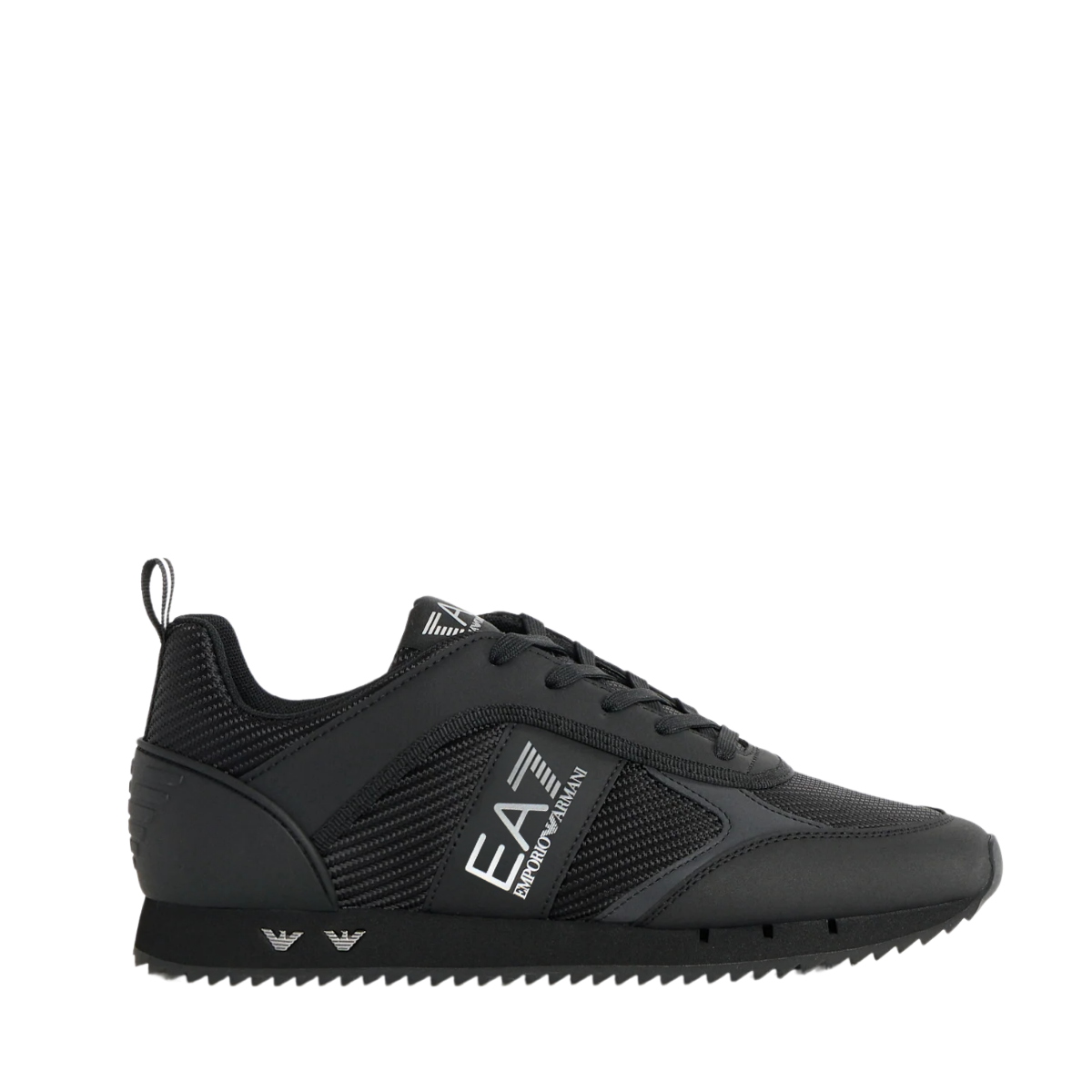 Shoes - Triple Black+Silver