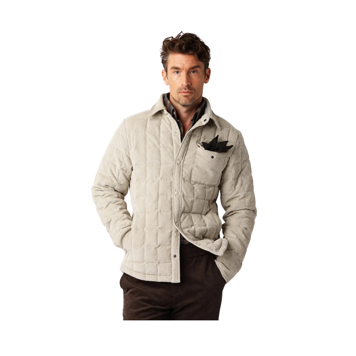Tech Cord Jkt - Light Sand