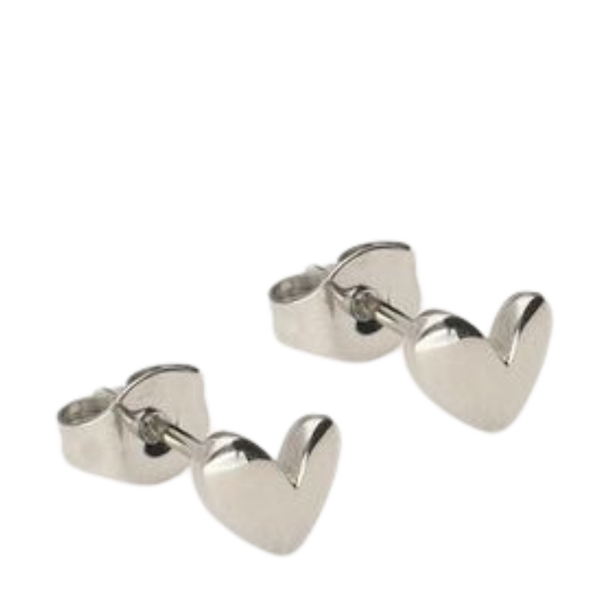 Studs heart - 1500 Silver