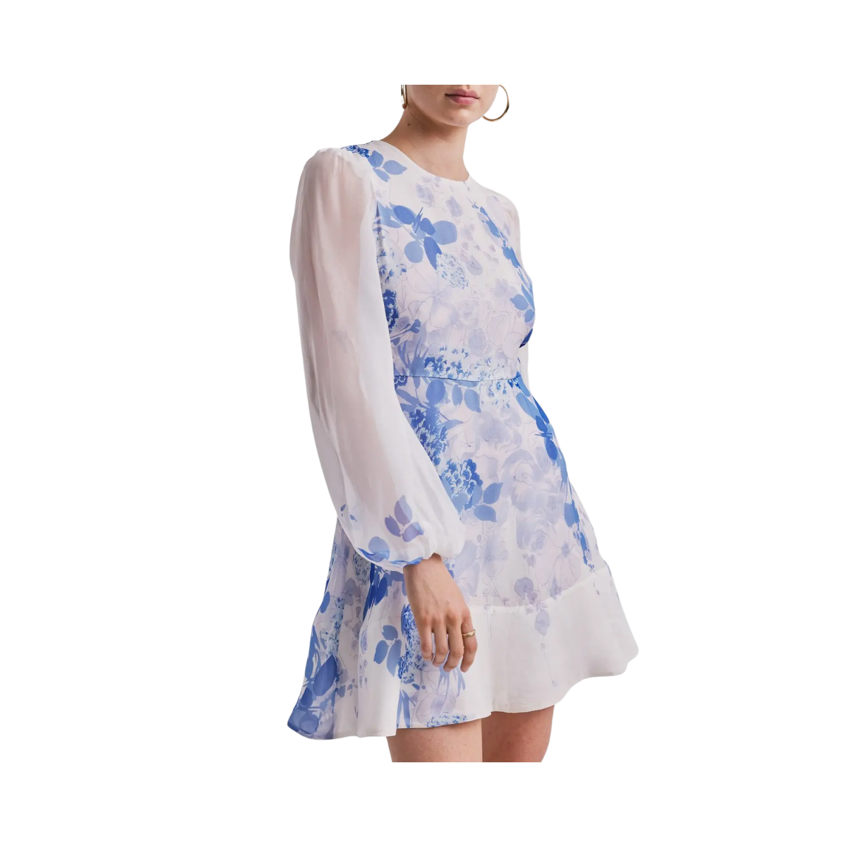 ORGANZA MINI DRESS - Skylight
