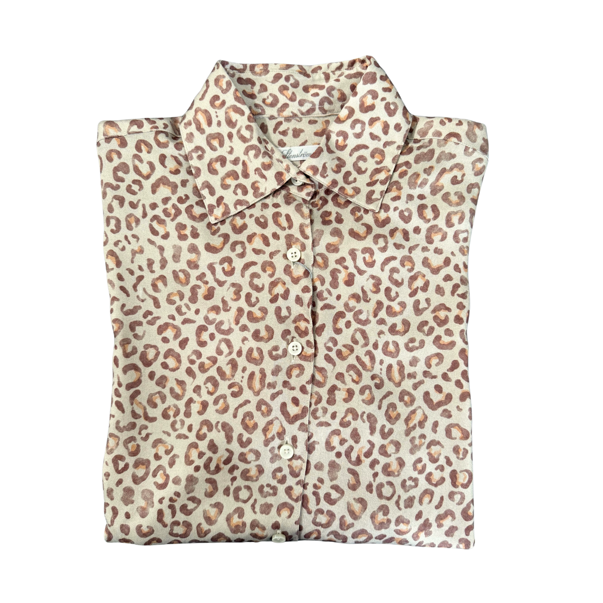 Siri Shirt - Light Beige Pattern