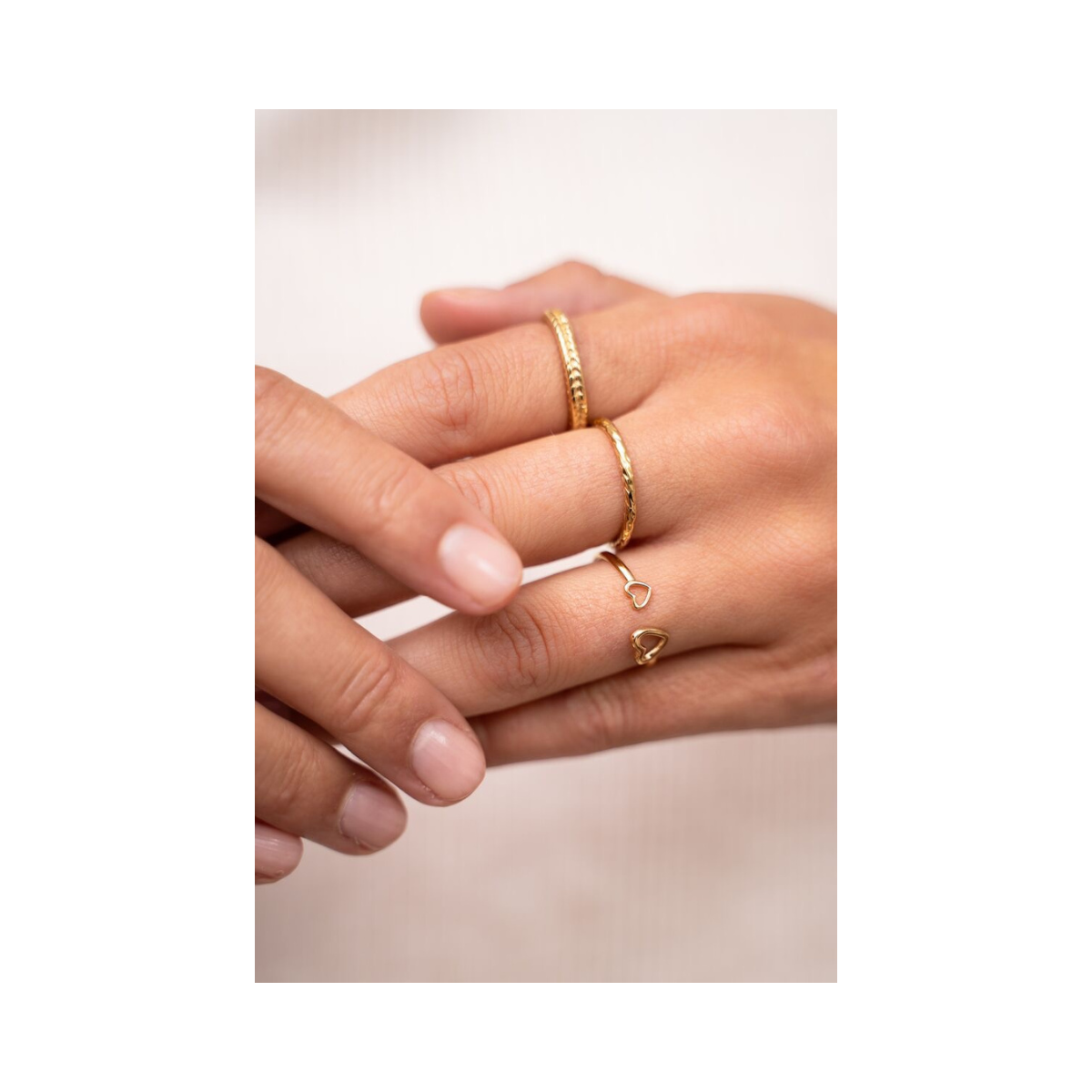 Ring mother & daughter 2pcs - 1200 Gold