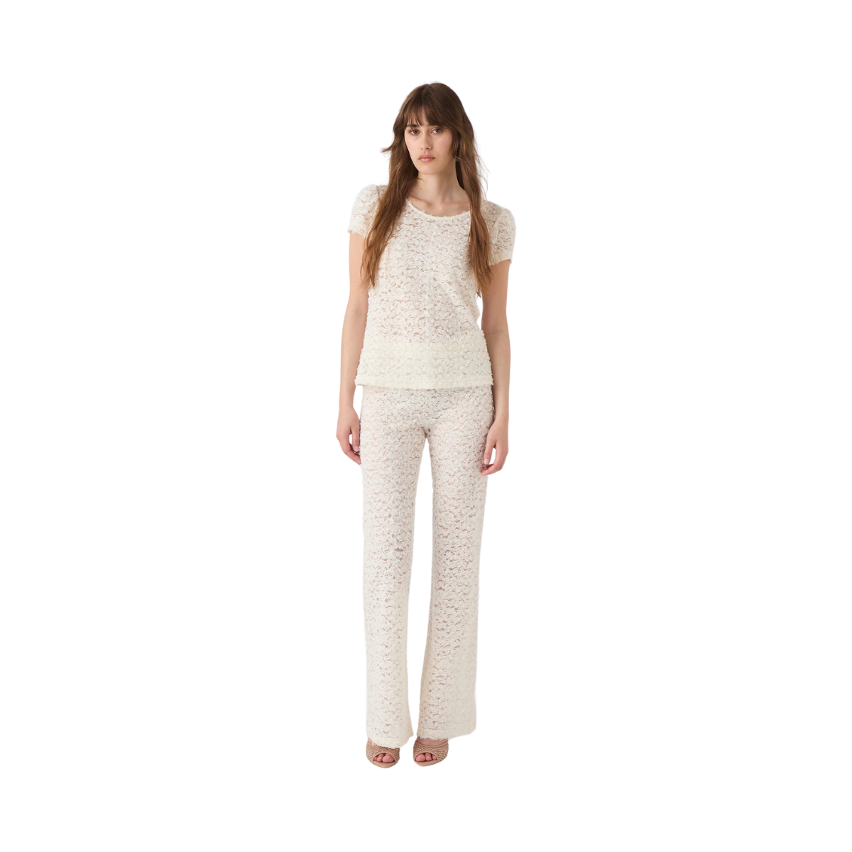 242 04 EMILE TOP - CREME WHITE 3D
