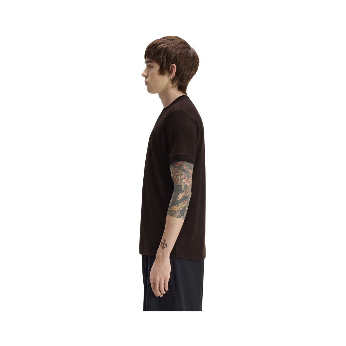 Twin Tipped T-Shirt - Rich Brown/Black