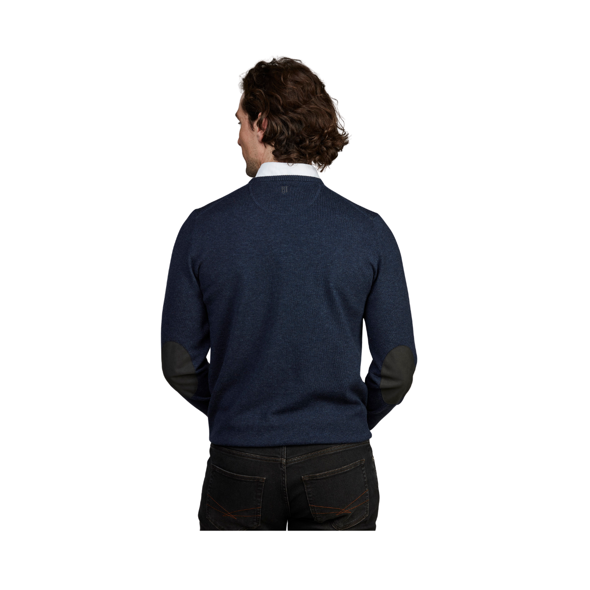 Crew Neck Sweater - Dark Blue