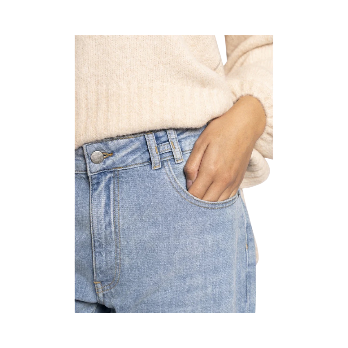 Giusy Jeans - Light Wash Blue Denim