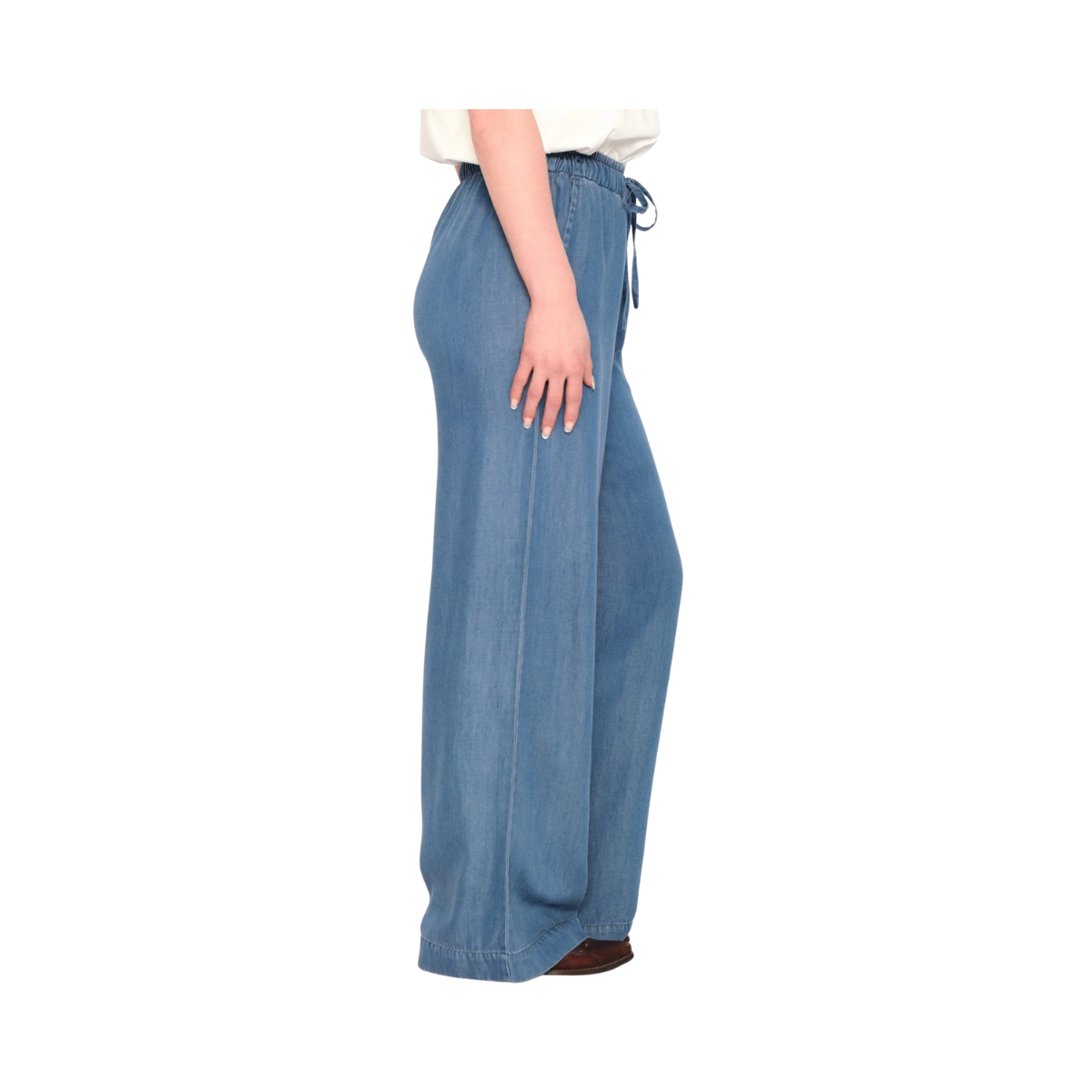 Scarlett Pant - Medium Wash Blue Denim