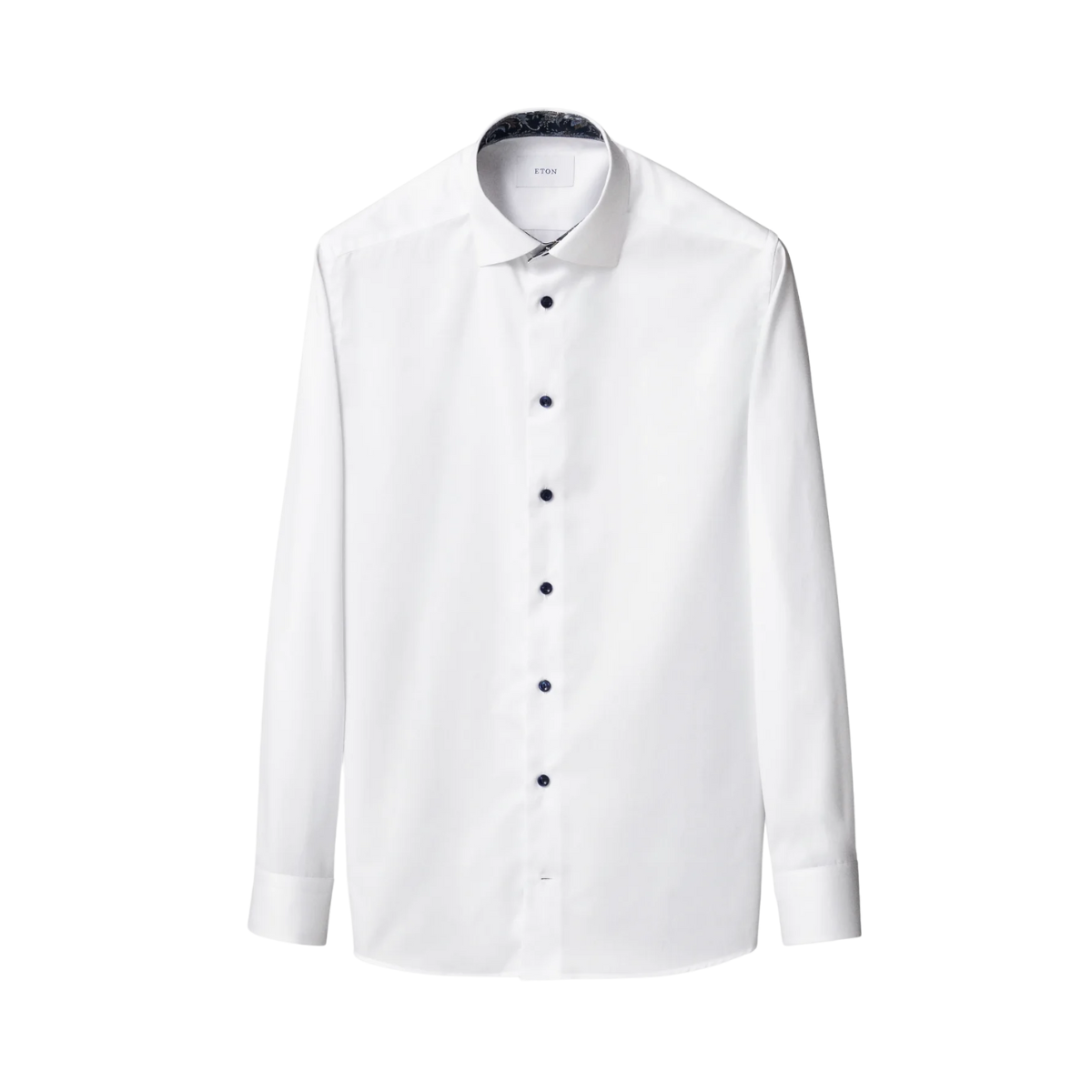 Floral Effect Signature Twill Shirt - White