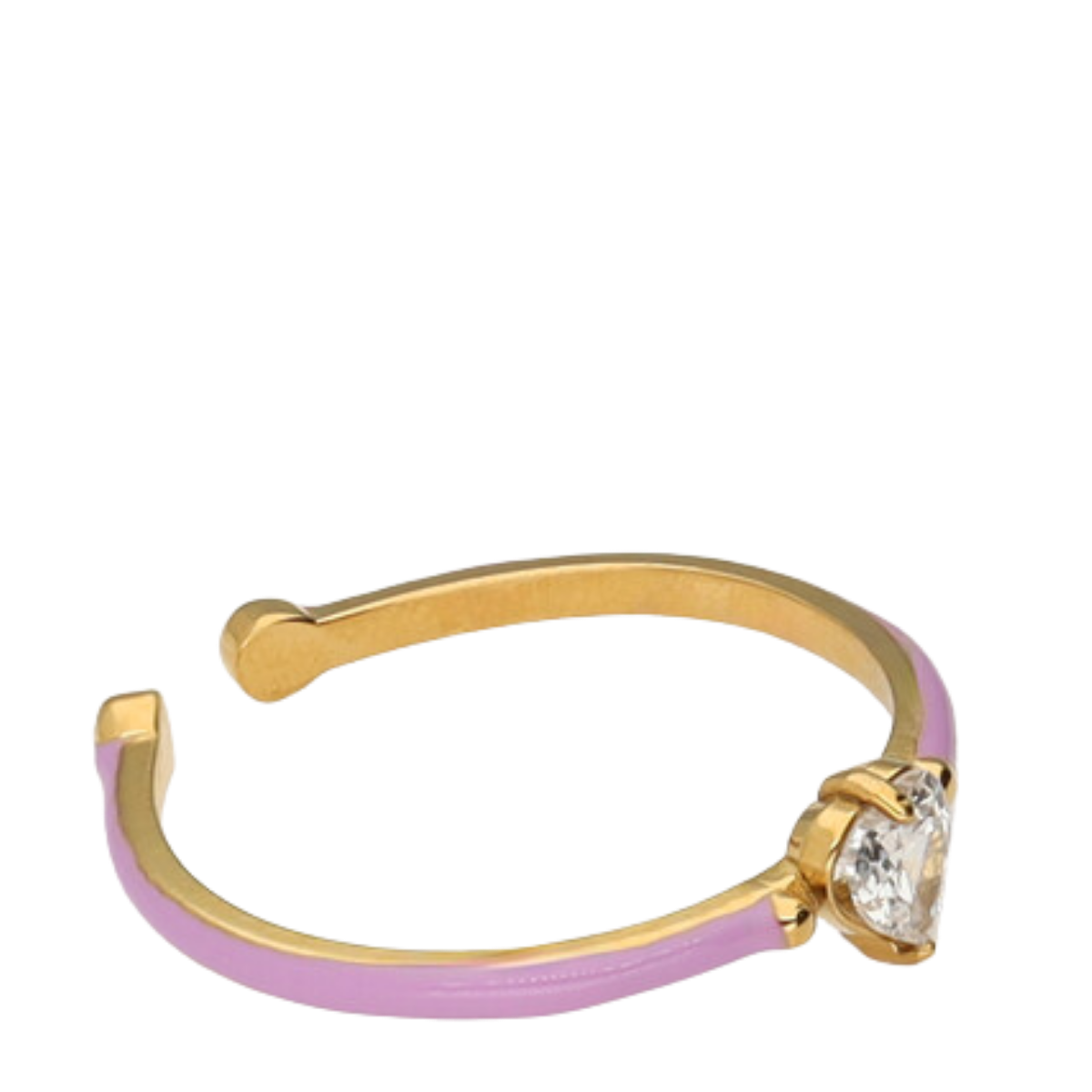 Ring Fine Lilac Strass - Gold
