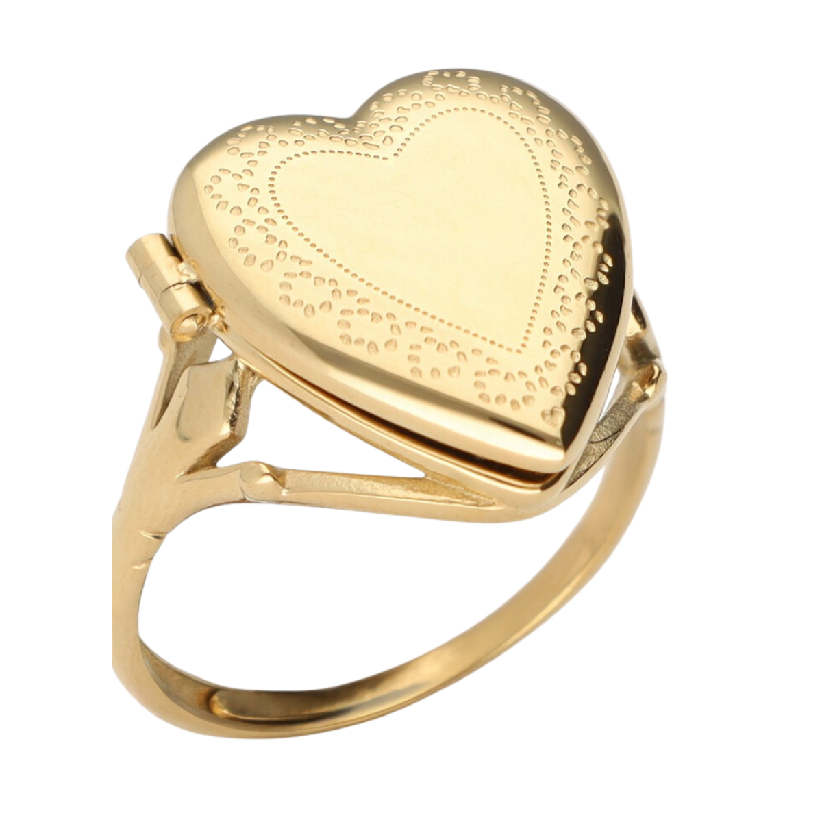 Ring Os Heart Medaillion - Gold